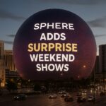 Sphere Adds Surprise Weekend Shows Amid Demand