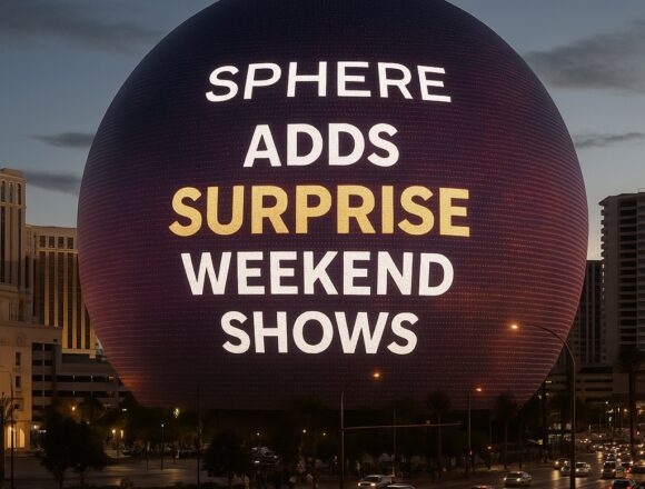 Sphere Adds Surprise Weekend Shows Amid Demand Sphere Adds Surprise Weekend Shows Amid Demand