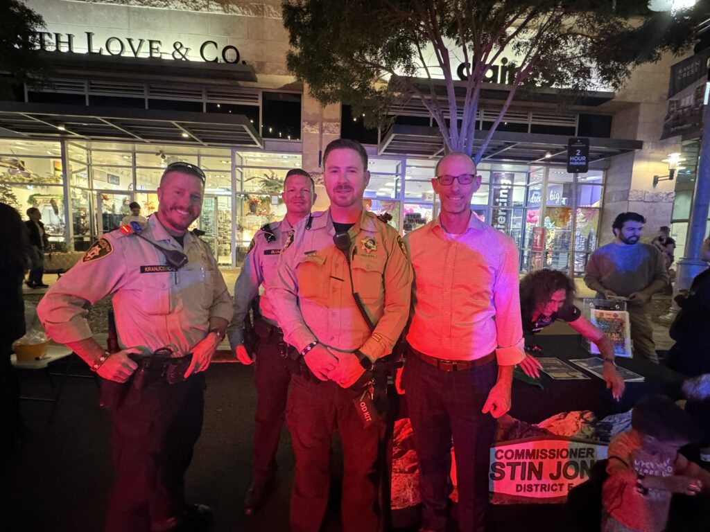 Clark County Celebrates National Night Out with LVMPD and Community Partners Across Las Vegas 12 Commissioner Justin Jones with LVMPD