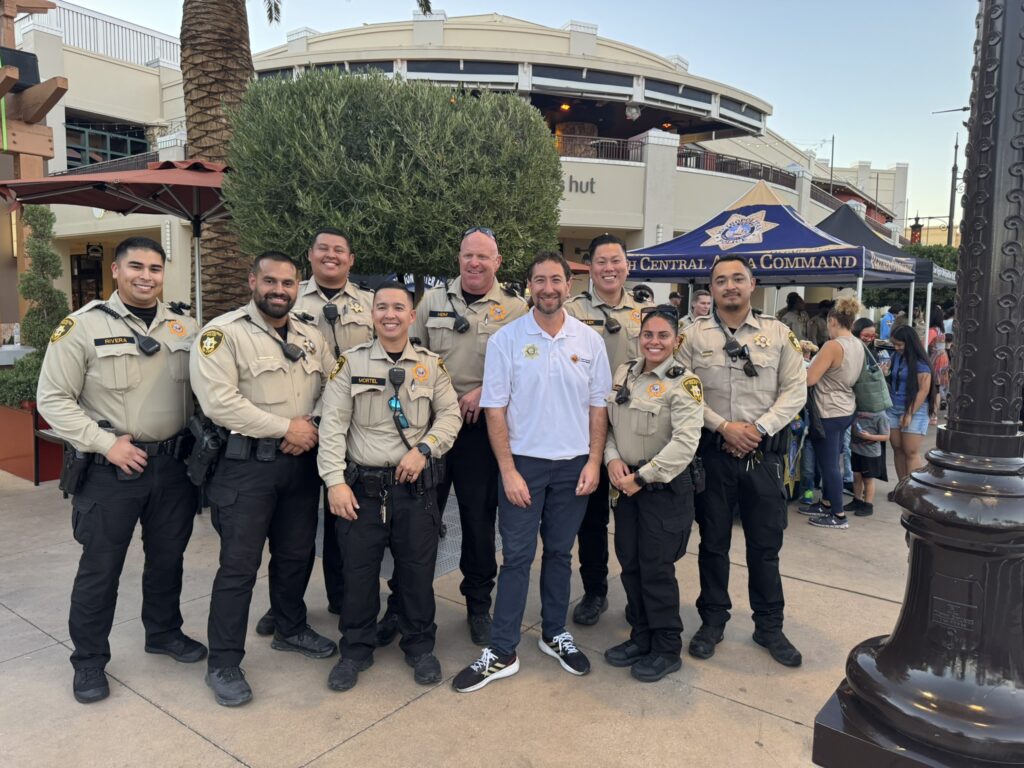 Clark County Celebrates National Night Out with LVMPD and Community Partners Across Las Vegas 8 Comissioner Michael Naft