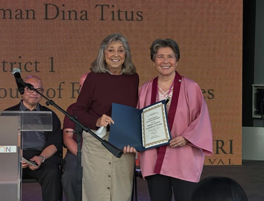 Congresswoman Dina Titus Celebrates Japanese Culture at Aki Mats Congresswoman Dina Titus Celebrates Japanese Culture at Aki Mats