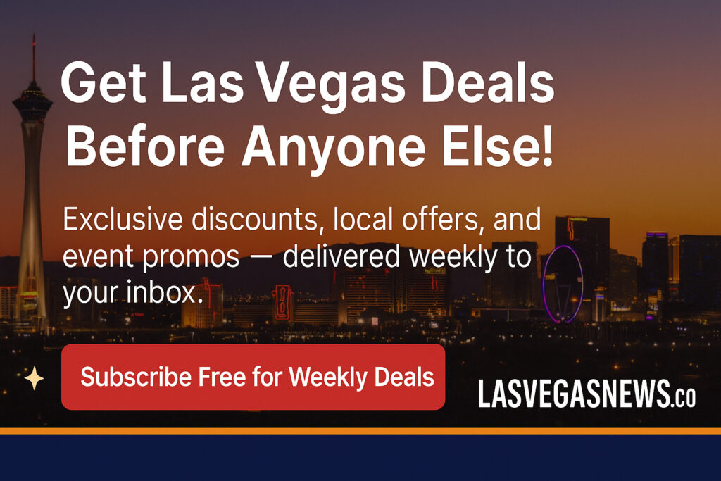 Las Vegas Deals Subscription Banner
