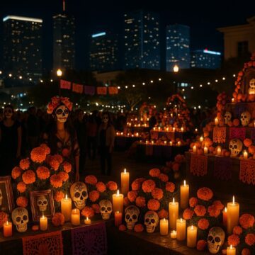 Día de los Muertos Festival — City of Las Vegas 2025 (Original Wide Scene)