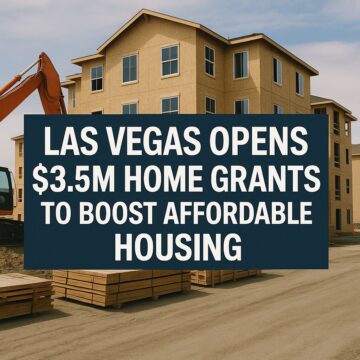 Las Vegas Opens $3.5M HOME Grants To Boost Affordable Housing