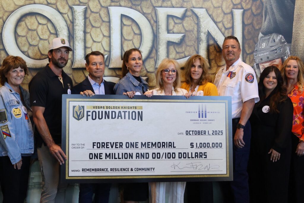 Vegas Golden Knights Donate $1 Million to Forever One Memorial Fund