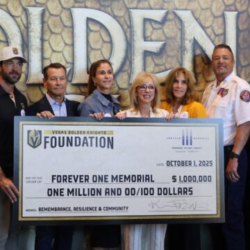 Vegas Golden Knights Donate $1 Million to Forever One Memorial Fund