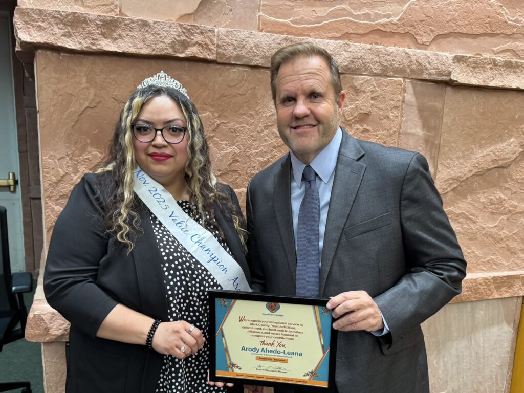 Clark County Honors Four Employees as November 2025 Value Champions 2 Arody Ahedo-Leana, Economic Development