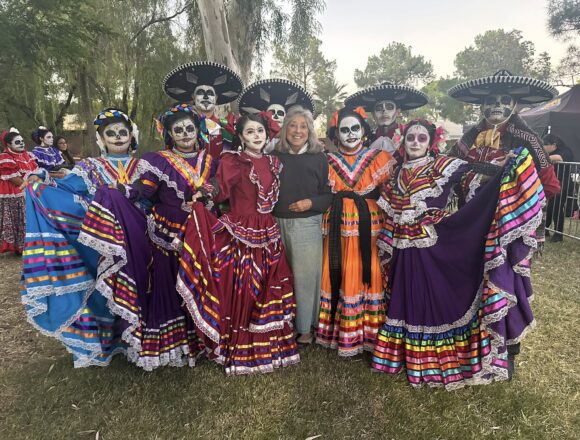 Congresswoman Dina Titus at Día de los Muertos Celebration in Las Vegas Congresswoman Dina Titus at Día de los Muertos Celebration in Las Vegas