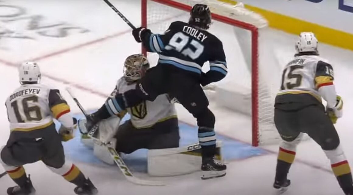 Cooley Scores 4 Straight as Mammoth Rout Golden Knights 5–1