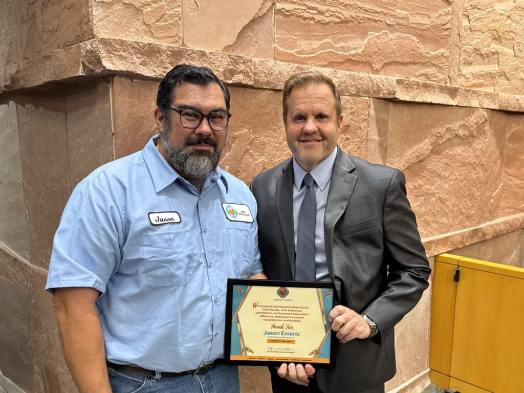 Clark County Honors Four Employees as November 2025 Value Champions 3 Jason Emeric, Real Property Management