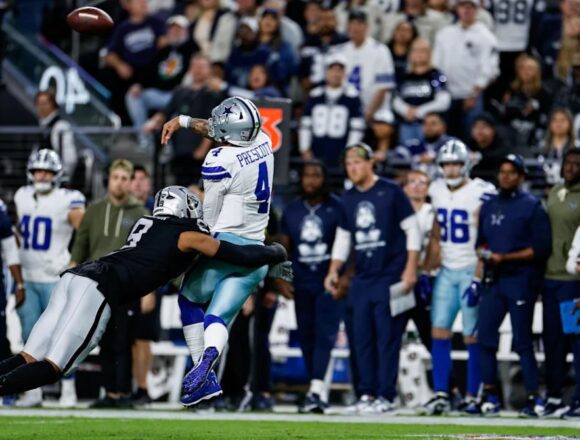 Raiders vs Cowboys Week 11