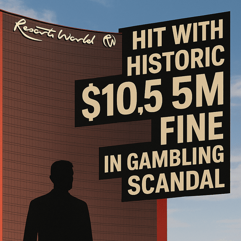 Vegas Casino Hit With Historic $10.5M Fine in Gambling Scandal Vegas Casino Hit With Historic $10.5M Fine in Gambling Scandal