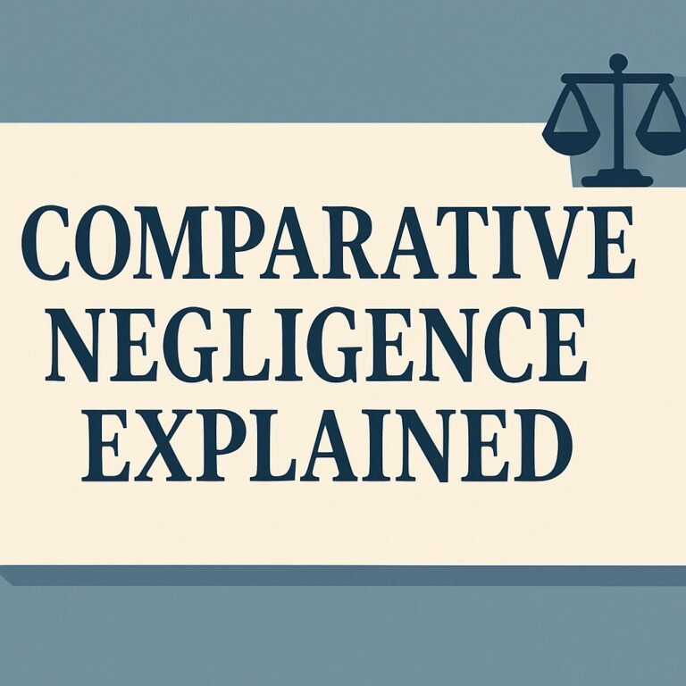Comparative Negligence Explained: How Fault Affects Injury Claims