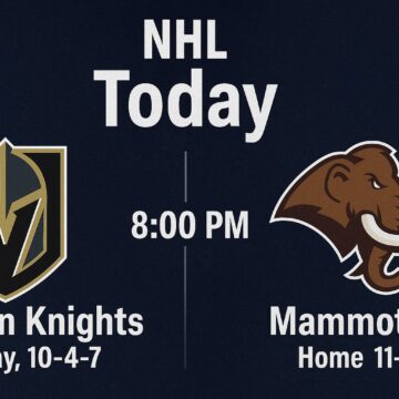 Golden Knights vs Mammoth NHL Preview
