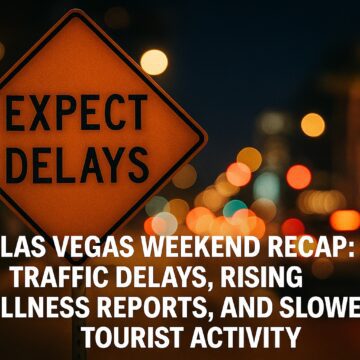 Las Vegas Weekend Recap: Traffic Delays, Rising Illness Reports, and Slower Tourist Activity Las Vegas Weekend Recap: Traffic Delays, Rising Illness Reports, and Slower Tourist Activity