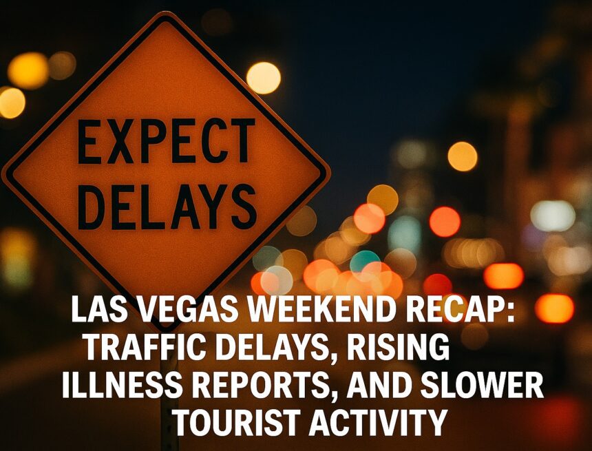Las Vegas Weekend Recap: Traffic Delays, Rising Illness Reports, and Slower Tourist Activity Las Vegas Weekend Recap: Traffic Delays, Rising Illness Reports, and Slower Tourist Activity