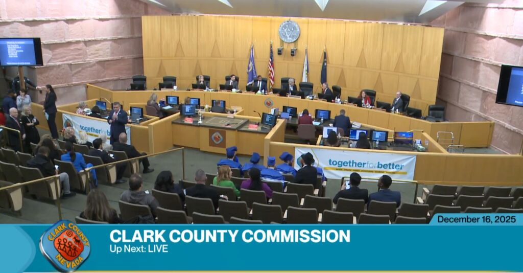 Clark County Commission holds final 2025 meeting Tuesday