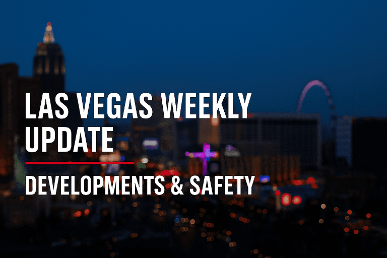 Las Vegas Weekly Update – Developments & Safety