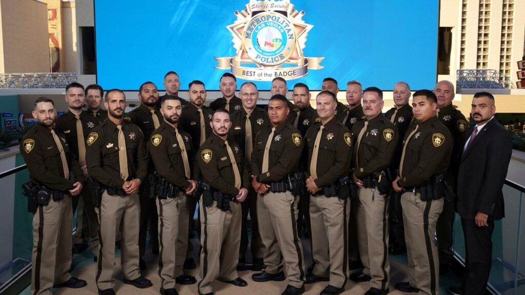 LVMPD Honors 24 Officers With Unit Medal of Valor for Heroism During UNLV Shooting