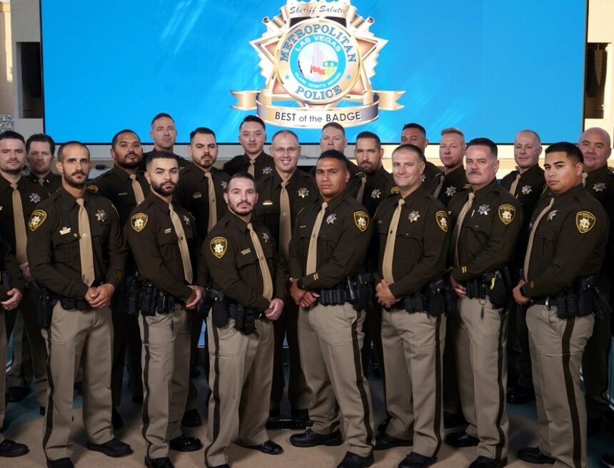 LVMPD Honors 24 Officers With Unit Medal of Valor for Heroism During UNLV Shooting LVMPD Honors 24 Officers With Unit Medal of Valor for Heroism During UNLV Shooting