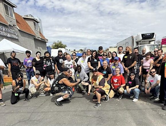 Punx4Change Volunteers Serve Food and Toiletries in North Las Vegas
