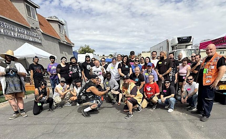 Punx4Change Volunteers Serve Food and Toiletries in North Las Vegas