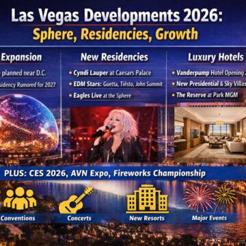 Las Vegas Continues Evolution With Major Developments and Star-Studded Entertainment in Early 2026