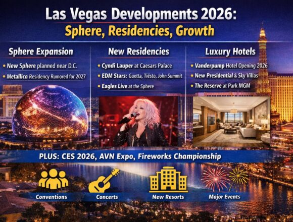 Las Vegas Continues Evolution With Major Developments and Star-Studded Entertainment in Early 2026