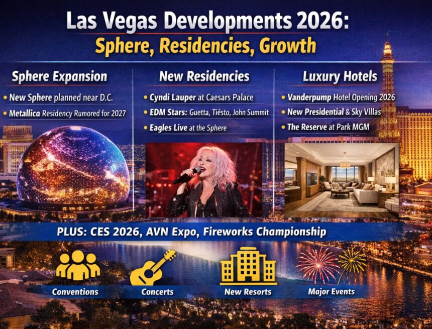 Las Vegas Continues Evolution With Major Developments and Star-Studded Entertainment in Early 2026
