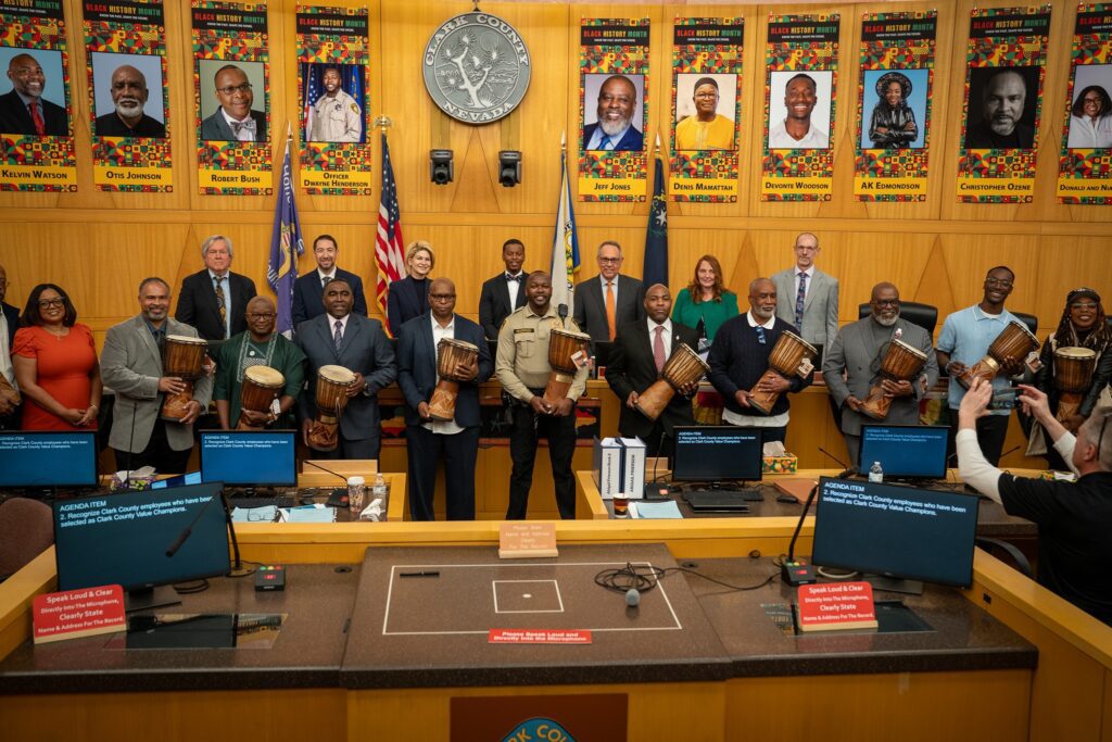 Las Vegas Metropolitan Police Department Officer Honored During Clark County Black History Month Ceremony 2 Clark County Black History Month Recognition Ceremony