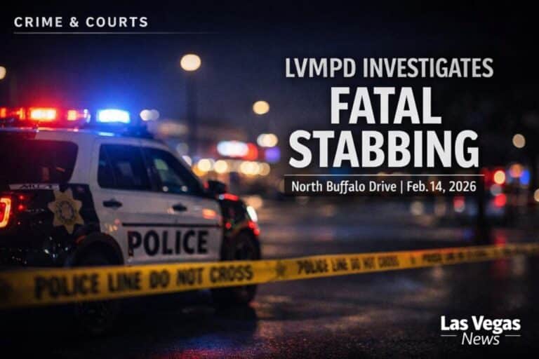 Las Vegas Metropolitan Police Department Investigates Fatal Stabbing in Northwest Valley Parking Lot