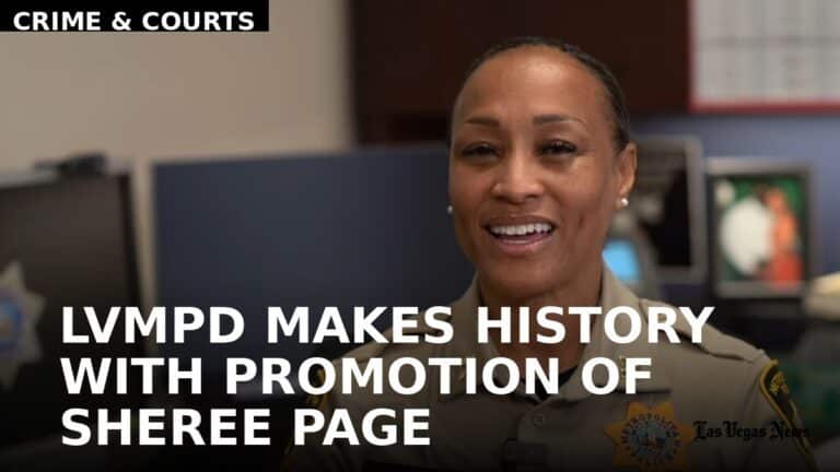 LVMPD Names Sheree Page as First African American Female Captain