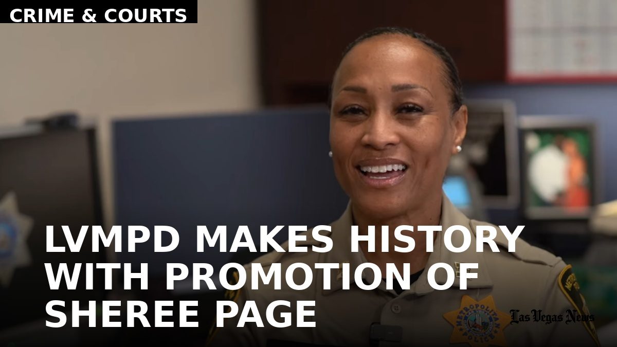 LVMPD Makes History With Promotion of Sheree Page