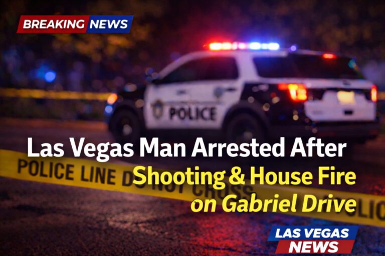 Las Vegas Man Arrested After Fatal Shooting and Arson