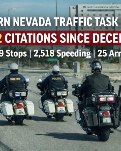 Southern Nevada Traffic Task Force Reports Results