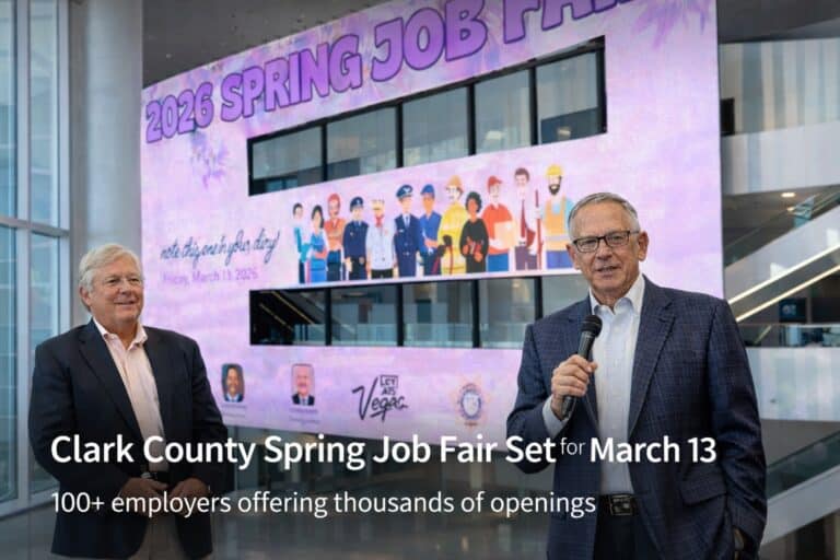 Clark County Leaders Preview Nevada&rsquo;s Largest Spring Job Fair at Las Vegas Convention Center