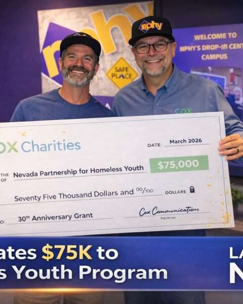 Cox Donates $75K to Help Homeless Youth in Las Vegas