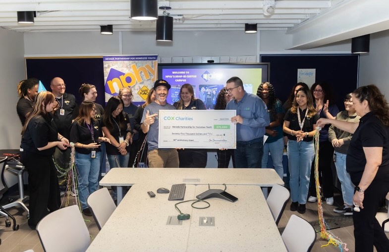 Cox Donates $75K to Help Homeless Youth in Las Vegas