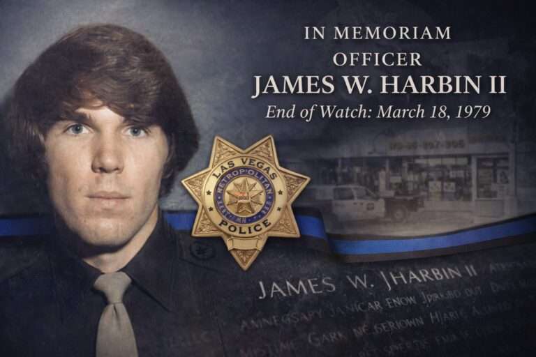 LVMPD remembers officer James Harbin II killed in 1979