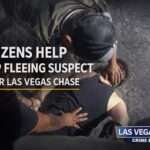 Las Vegas citizens help stop fleeing suspect after chase