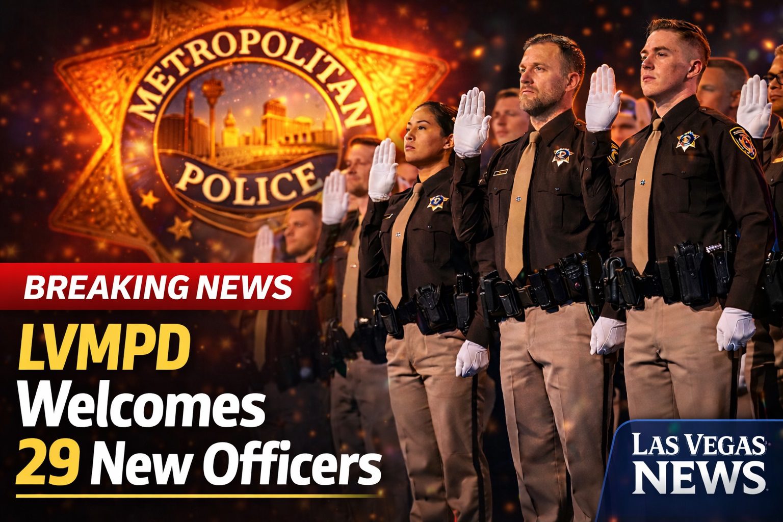LVMPD Welcomes 29 New Officers