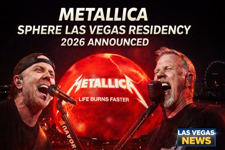 Metallica Sphere Las Vegas Residency Announced for 2026