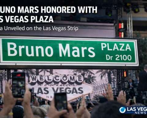 Bruno Mars Honored With Las Vegas Plaza