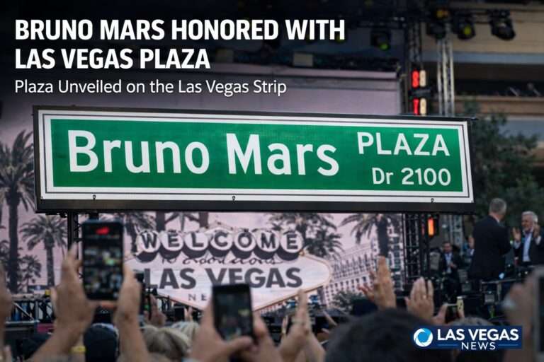Bruno Mars Honored With Las Vegas Plaza, Proclamation