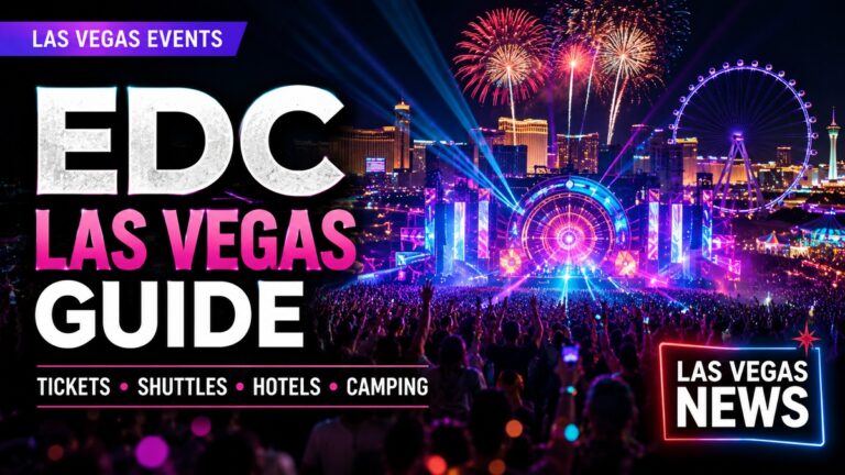 EDC Las Vegas Guide: Tickets, Shuttles, Hotels, Camping and Safety Tips