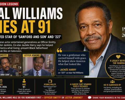 Actor Hal Williams, known for “Sanford and Son” and “227,” who died at age 91.