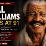 Editorial illustration honoring Hal Williams following his death at age 91.