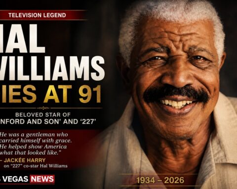 Editorial illustration honoring Hal Williams following his death at age 91.