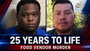 Teen Shoots Food Vendor Dead After Faking an Order; Killer Sentenced to 25 Years to Life