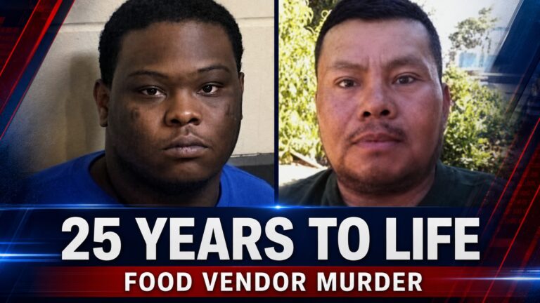 Teen Shoots Food Vendor Dead, Gets 25 Years to Life